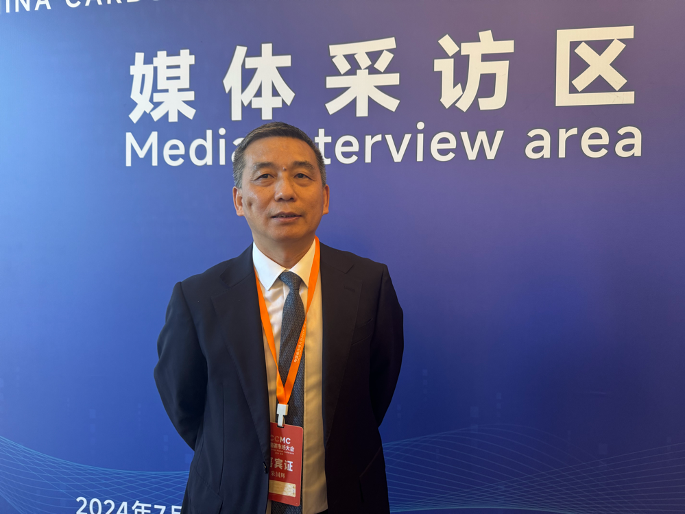 碳排放权登记结算(武汉)有限责任公司总经理朱国辉(图源:21世纪经济报道记者李德尚玉)